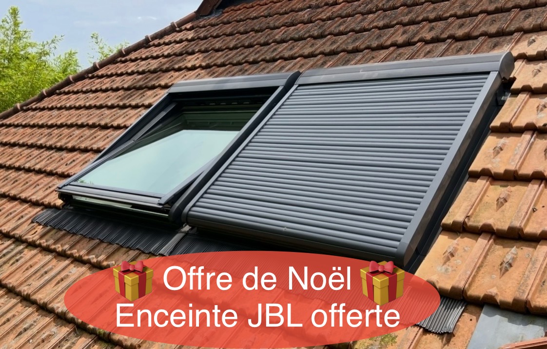 Offre de Noël VELUX – Volets roulants avec enceinte JBL offerte